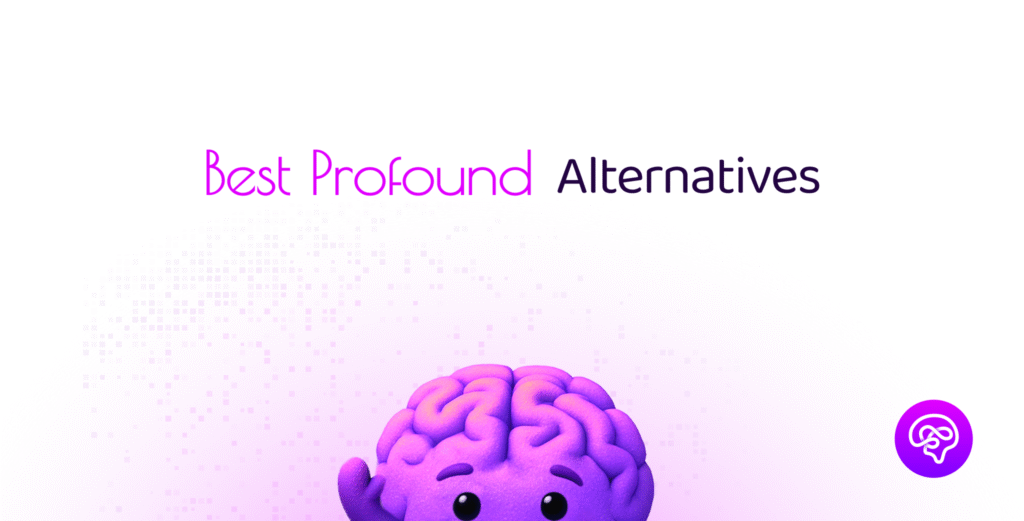 Blog thumbnail for Demand Genius article comparing the best Profound alternatives for teams looking to switch AEO and AI search visibility tools in 2026